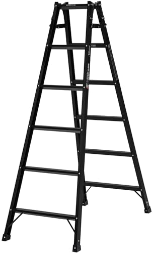 ◆アルインコ アルミはしご兼用脚立　使用最大高さ1ｍ40㎝　はしご高さ3ｍ60㎝　KYN-180W◆ Amazon.co.jp: アルインコ(ALINCO) アルミ はしご兼用脚立 170cm